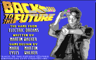 Back to the Future Title Screen